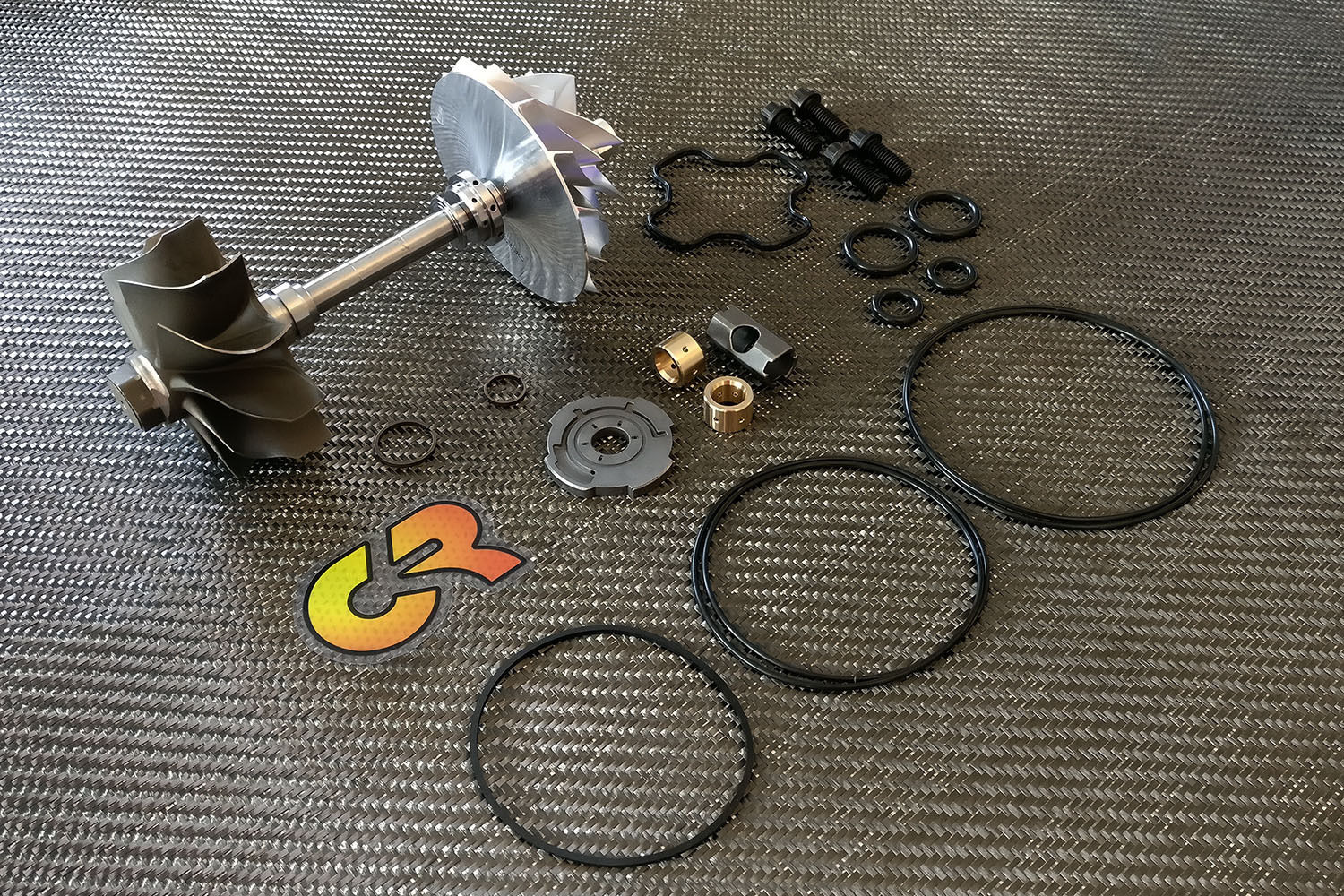 thumbnail image 2 of Ford 7.3L Powerstroke TP38 Turbo Upgrade Rebuild Kit With 66/88mm Billet Wheel 2 of 5